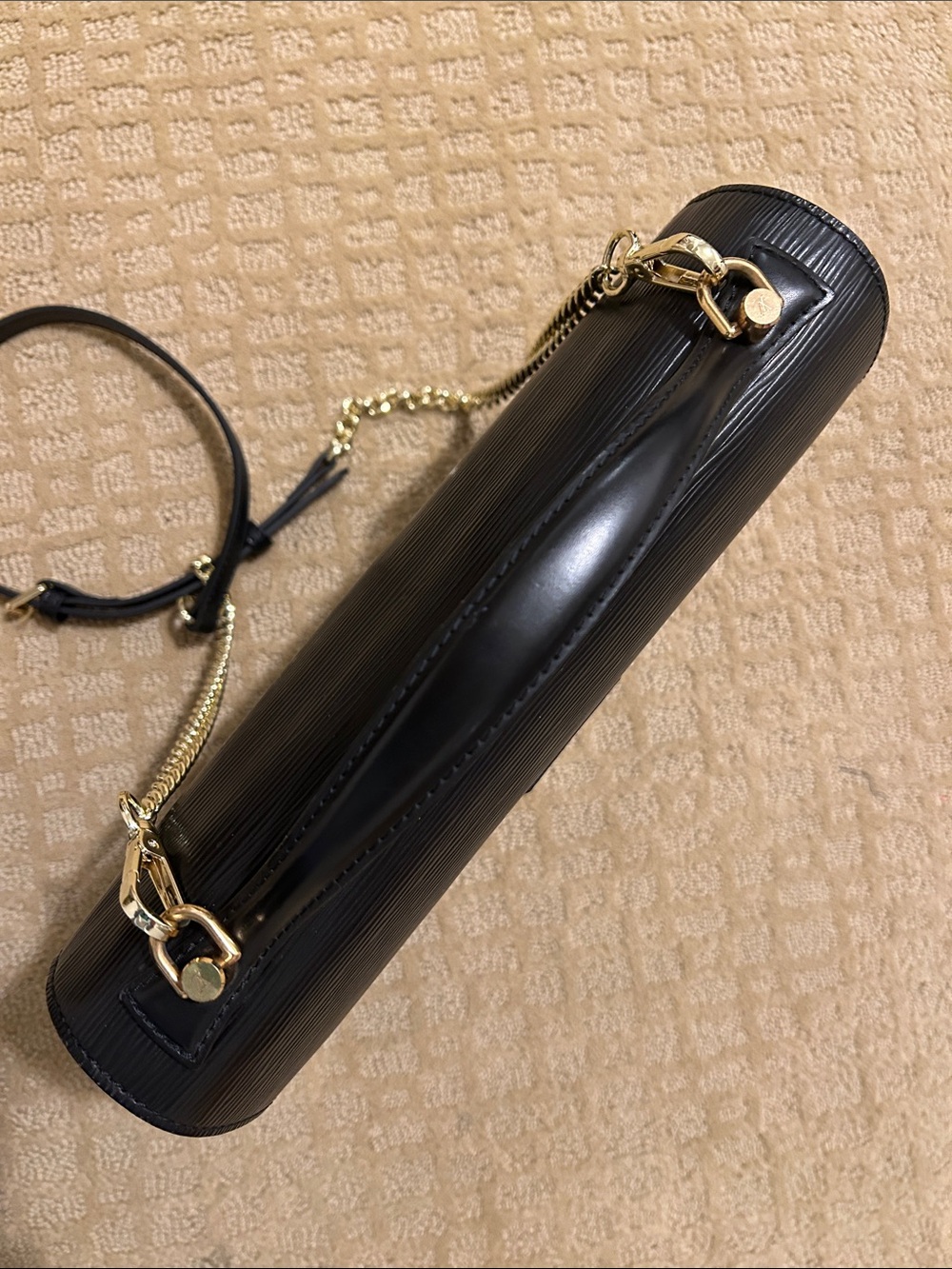 Louis Vuitton Monceau Black Epi Leather Crossbody Hand Bag- Excellent! - Picture 7 of 14